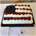 American Flag Dessert on the DR Sideboard