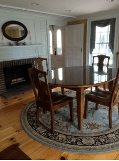 Table Seating Area Perfect for Dessert