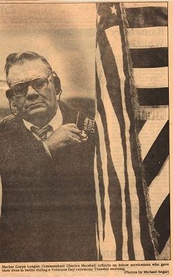 Charlie Marshall Commandant Vet Day